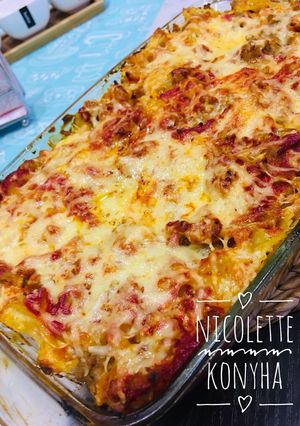 Húsos paradicsomos farfalle recept fotója