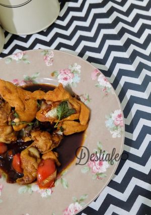 Foto resep Ayam panggang saus tiram
