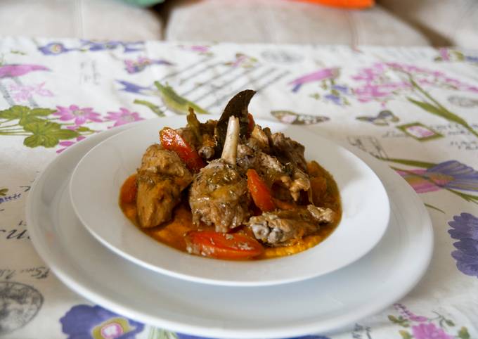 Pollo confitado con puré de calabaza Receta de Soraya (Con gusto y Salero)-  Cookpad