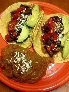 A picture of Wagyu Beef Cheeks Tacos.