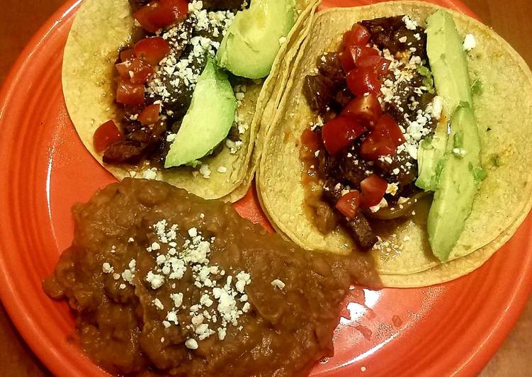 Steps to Prepare Super Quick Wagyu Beef Cheeks Tacos