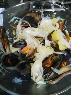 Una foto de Moules a la belge
