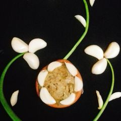 A picture of Lahsun Bharta (Garlic Bharta).