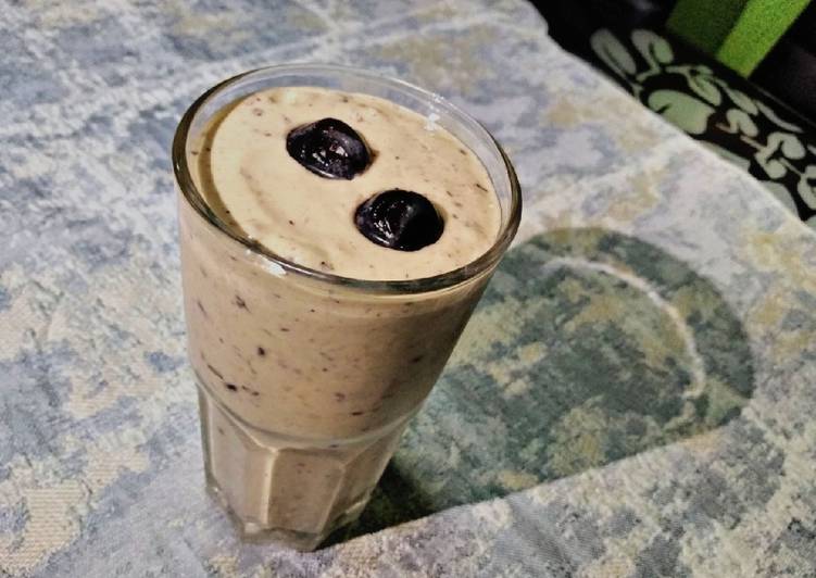 Steps to Prepare Perfect Blueberry, avocado smoothie #themechallenge