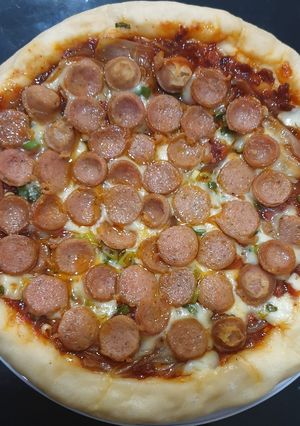 Foto resep Pizza Sosis Teflon
