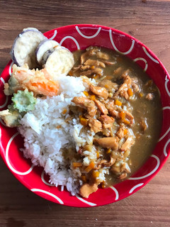 Foto resep Nasi Kare & Tempura Sayuran