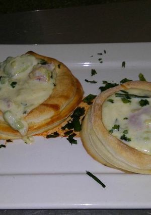 Una foto de Canastas de masa de hojaldre