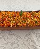 Salpicón vegano de arroz 🍚 tomate 🍅 y zanahoria 🥕