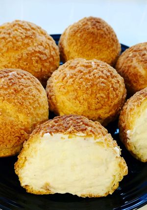 Une photo de Petit choux mousseline vanille