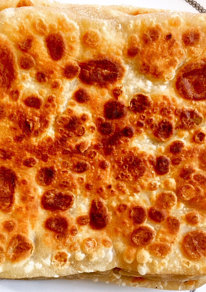 A picture of Square chapati.