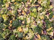 A picture of broccoli salad