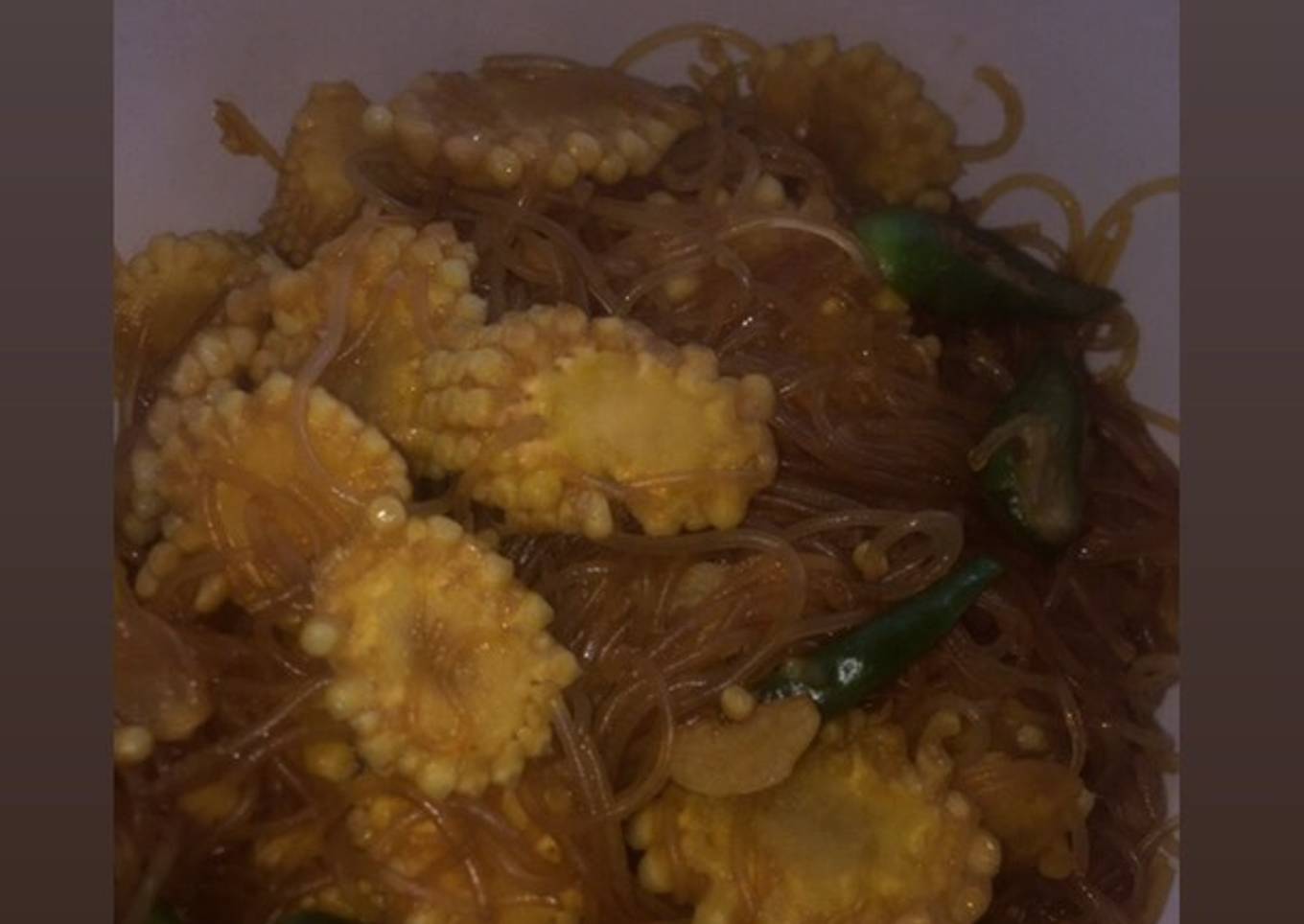 Bihun goreng diet tanpa minyak
