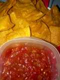 Restaurant style yellow corn tortilla chips
