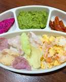 Guacamole & Chips ข้าวเกรียบผัก สำหรับเด็ก blw