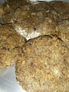 Una foto de Hamburguesa de Arroz y Lentejas