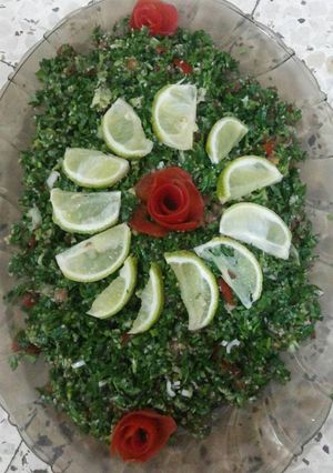 صورة لوصفة تبولة