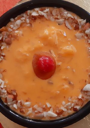 A picture of Orange Almond Raita.