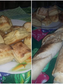 Una foto de Tortillas y pan flauta hechas en casa Caseras Caseras!