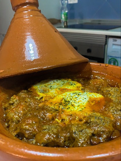 Una foto de Tajine de carne picada