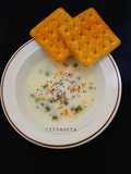 Cream Soup with Malkist Abon (Simple n Yummy) ala anakKos 😋