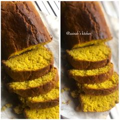 A picture of Orange cake🍊🥮.