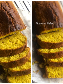 A picture of Orange cake🍊🥮.