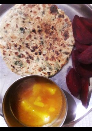 मेथी का पराठा(methi paratha recipe in hindi) रेसिपी मुख्य फोटो