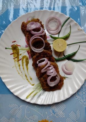 A picture of Masoor dal ke kebabs.