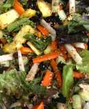 Ensalada fresca y crujiente