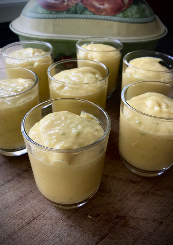 Una foto de Mousse de mango