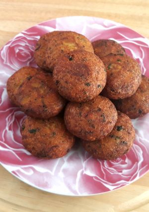 عکسی از دستور کتلت سیب زمینی