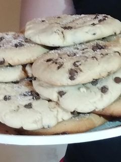 Una foto de Galletas con chispas de chocolate