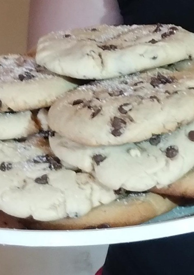 Una foto de Galletas con chispas de chocolate