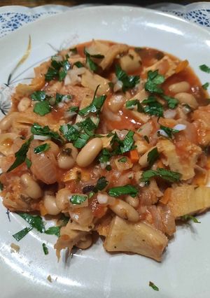 Una foto de Mondongo light con porotos