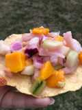 Tostadas de ceviche