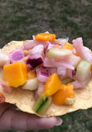 Una foto de Tostadas de ceviche