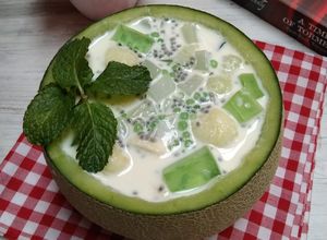 Foto resep 580.Es Melon Sago