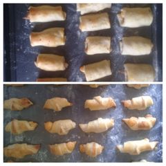 Cheese&Chicken Garlic Puffs A picture of Cheese&Chicken Garlic Puffs.