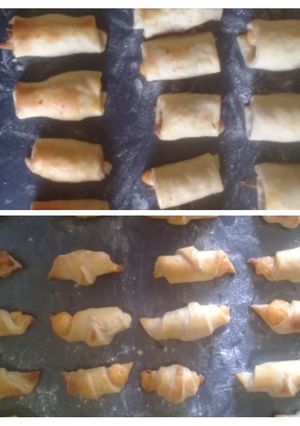 A picture of Cheese&Chicken Garlic Puffs.