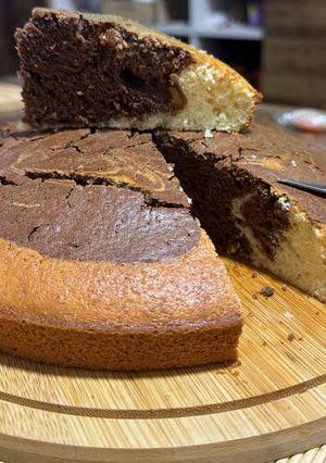 Una foto de Torta marmolada