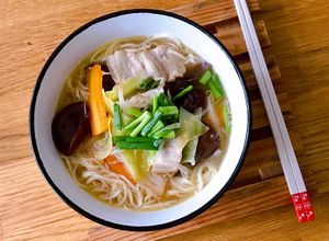 Hình của món Tan Men タンメン - Mì Ramen Súp Thịt Heo Rau Củ.