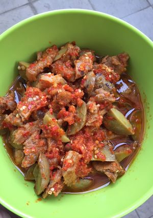 Foto resep Balado daging jengkol