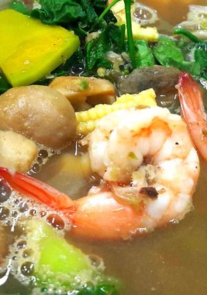 รูปของ แกงเลียงกุ้งสด