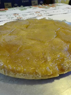 Una foto de Torta invertida de manzanas VEGANA!!