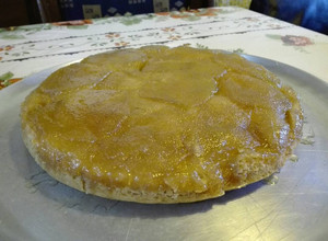 Una foto de Torta invertida de manzanas VEGANA!!