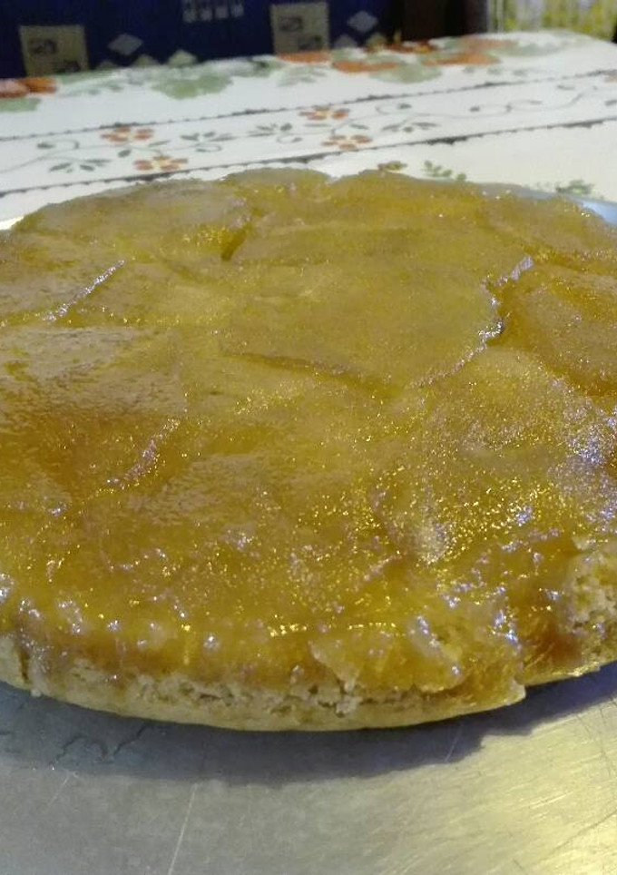 Una foto de Torta invertida de manzanas VEGANA!!