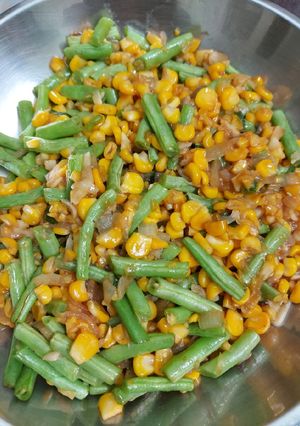 Foto resep Buncis jagung saos tiram