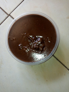 A picture of Home made chocolate.