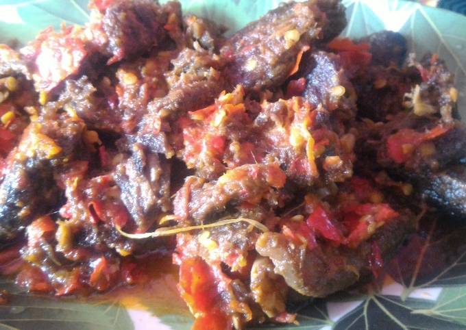 Resep Dendeng Balado Aka Batokok Oleh Windas Kitchen Cookpad