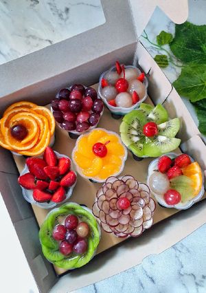Foto resep Puding Hias Full Buah